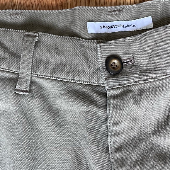 Sasquatchfabrix Dancing Pants Straight Leg Beige Trousers 34” Waist - Picture 3 of 7